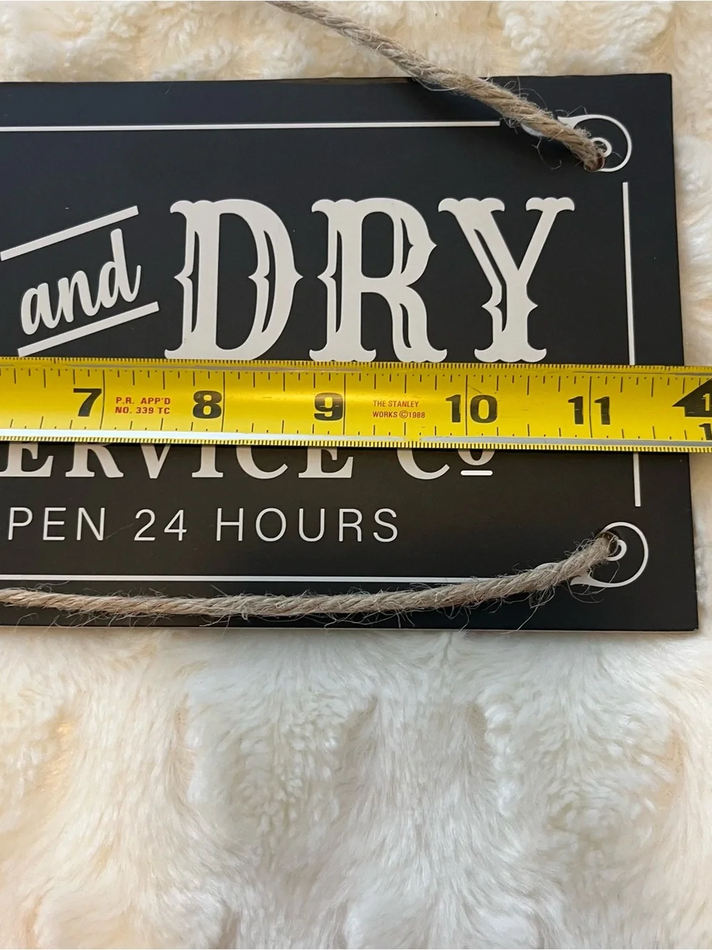 Wash and Dry Laundry Room Sign